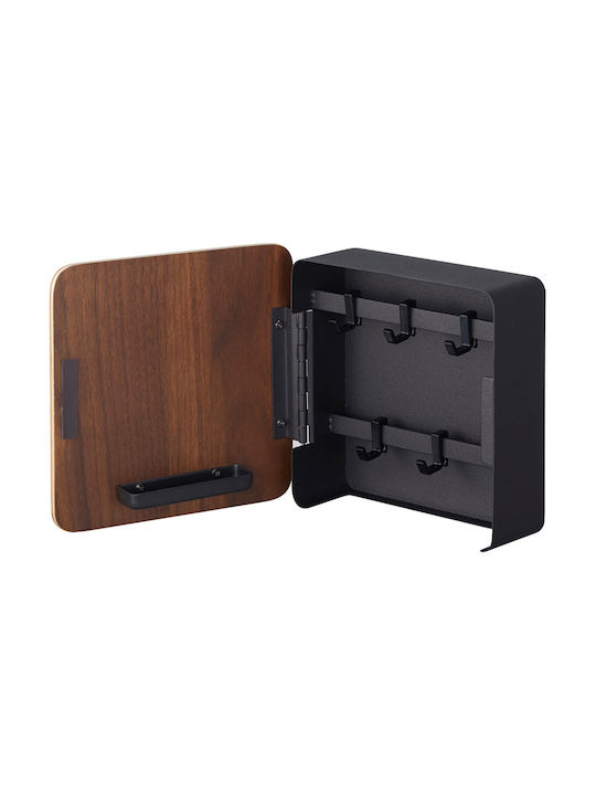 Yamazaki Metallic Wall Key Hook Brown 5 Hooks 15.8x5.7x15.8cm