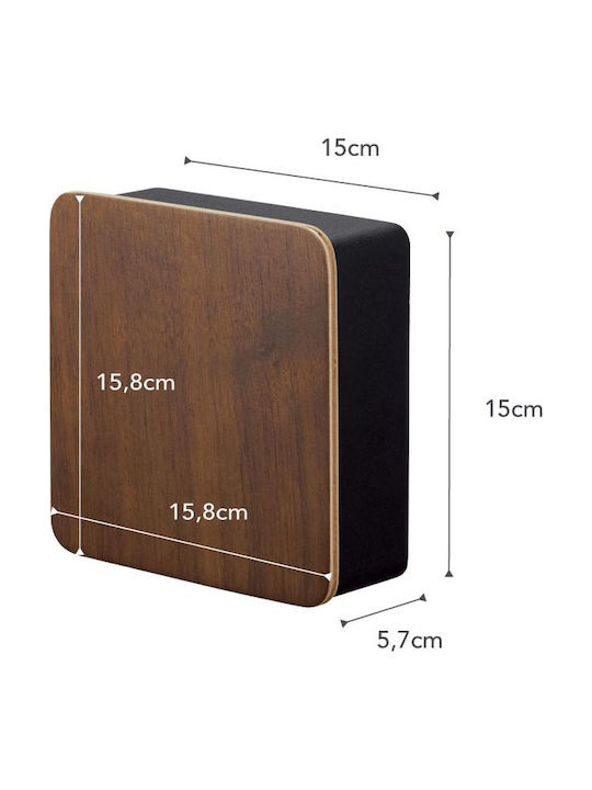 Yamazaki Metallic Wall Key Hook Brown 5 Hooks 15.8x5.7x15.8cm