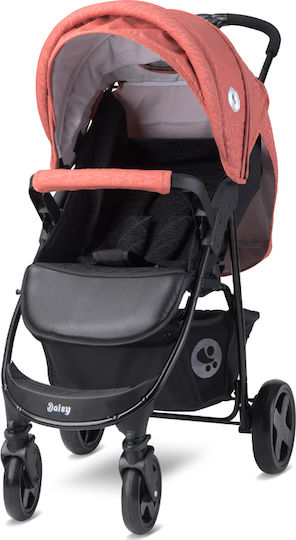 Lorelli Daisy Verstellbar 2 in 1 Baby Kinderwagen Geeignet für Neugeborene Black & Ginger Orange 8.75kg