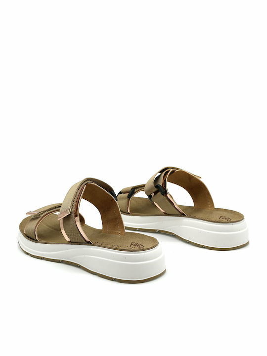 Adele Leather Women's Anatomic Sandals Olivia Rose Gold