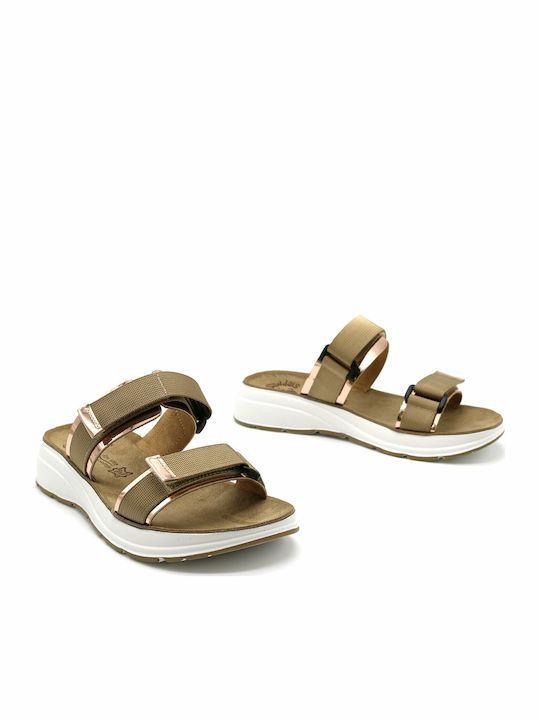 Adele Leather Women's Anatomic Sandals Olivia Rose Gold