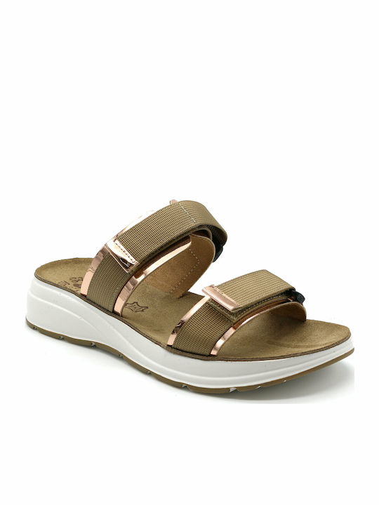 Adele Leather Women's Anatomic Sandals Olivia Rose Gold