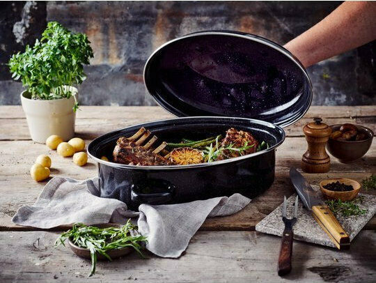 Beka Roasty Cook Dutch Oven Oval Made of Aluminum 32cm 1pcs