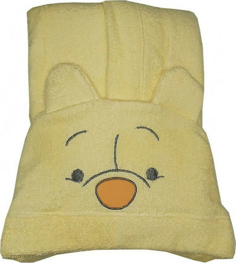 Beboulino Παιδικό Μπουρνούζι Pooh Yellow 702-0740-0005 mit Kapuze