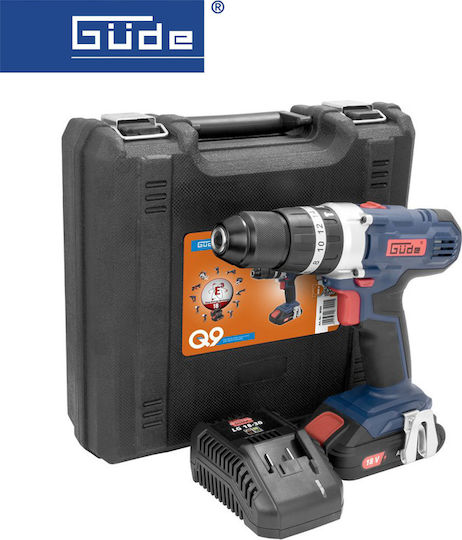 Güde BSB 18-201-30K Ударен Двигател За Бормашина На Батерия 18V 1x2Ah