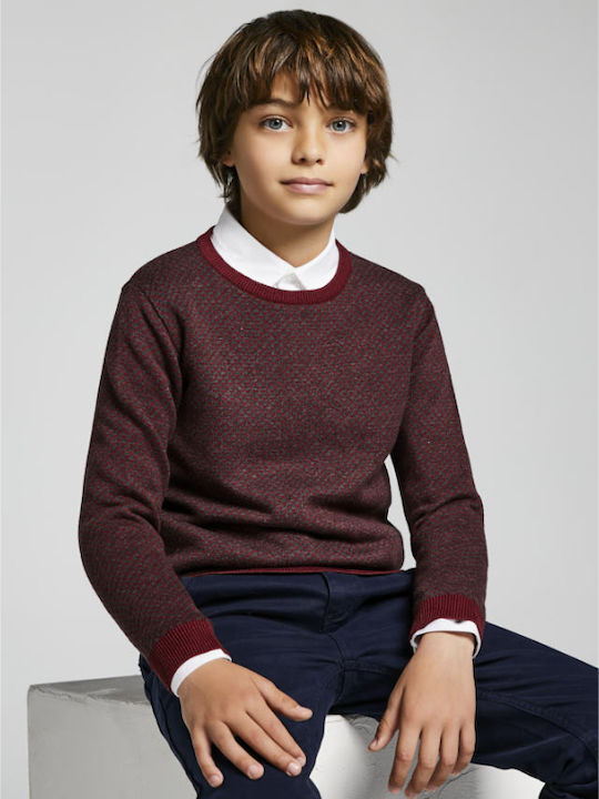 Kids' Shirt Long Sleeve Burgundy