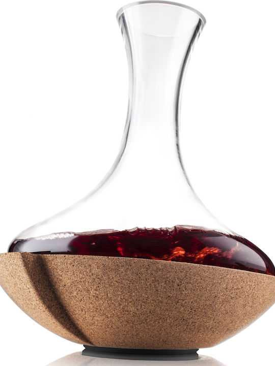 Vacu Vin Swirling Стъклен Карафа за Сервиране Вино 28бр Прозрачна 1300мл 1бр