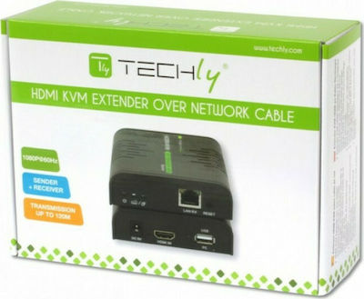 Techly Επέκταση HDMI και KVM