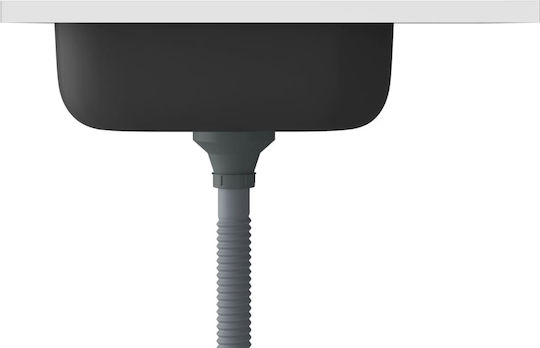 vidaXL Ένθετος Νεροχύτης Inox Μ50xΠ60cm Ασημί
