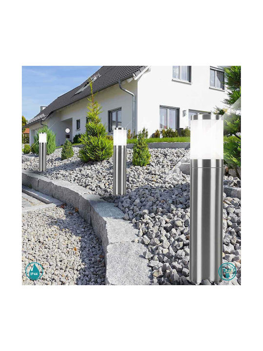 Globo Lighting Xeloo Lampă Post Mic Pentru Exterior 60W IP44 Pentru Bază De Bec E27 Argintie