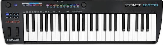 Nektar Keyboard Impact GXP49 with 49 Semi-Weighted Keys Black