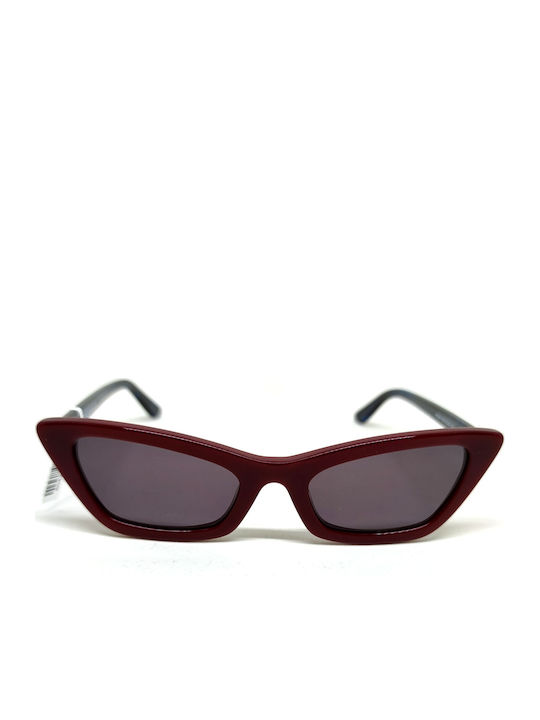 Prime Women's Sunglasses with Burgundy Plastic Frame 2604 PK06