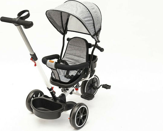 Ecotoys С Ръкохватка За Родител За 1-3 Години Сив
