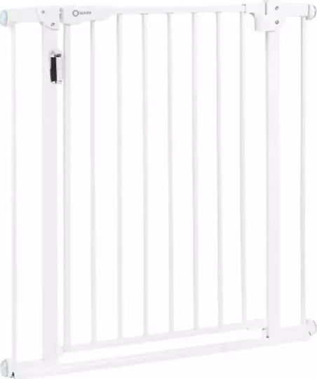 Lionelo Truus Slim Led Πτυσσόμενη Πόρτα Ασφαλείας από Μέταλλο σε Λευκό Χρώμα 105x77εκ.