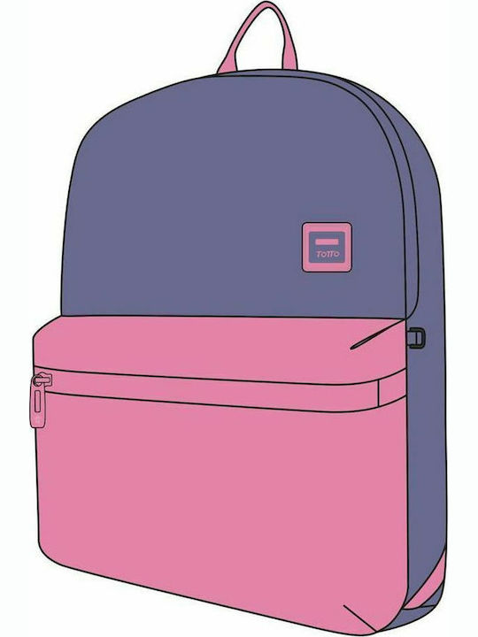 Totto Morral Dragonet Schulranzen Rucksack Junior High-High School in Rosa Farbe