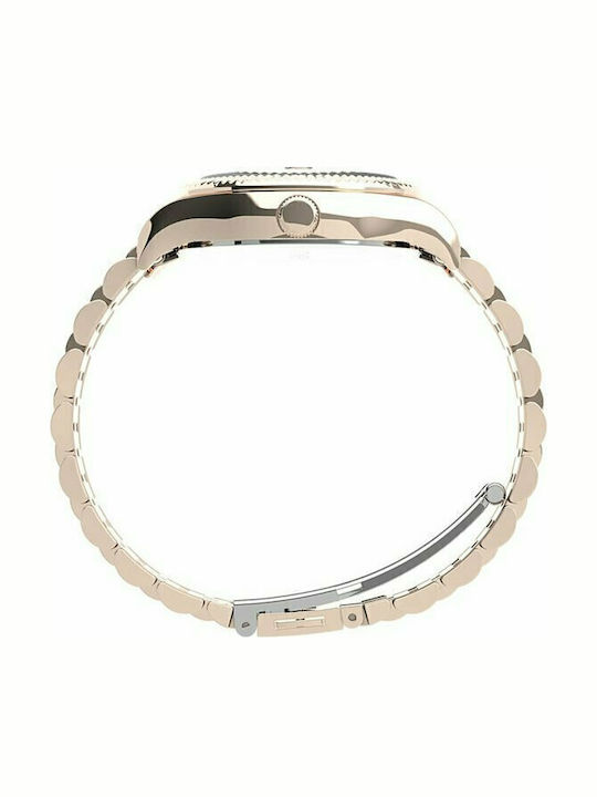 Timex Ρολόι Μπαταρίας με Μεταλλικό Μπρασελέ Timex Ρολόι Μπαταρίας με Μεταλλικό Μπρασελέ