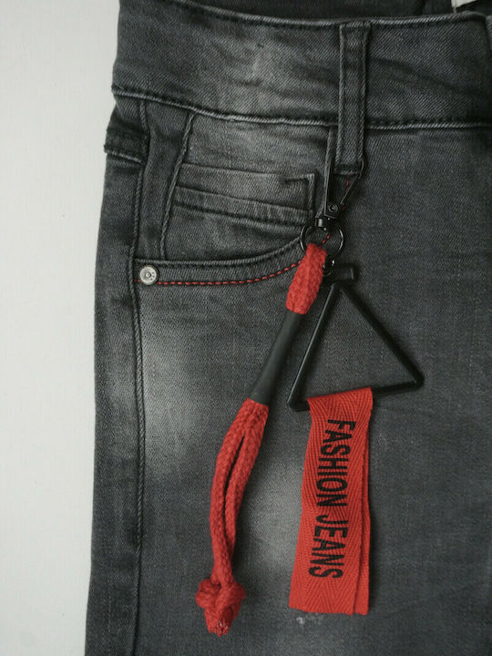 Hashtag Kinder-Jeanshosen Schwarz