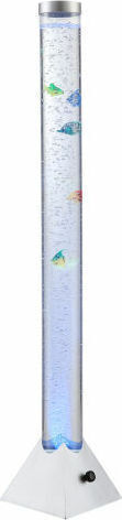 Globo Lighting Mendoza LED Floor Lamp H120xW21.5cm. with RGB Light Transparent