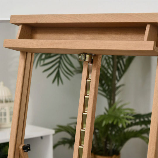 Vinsetto Καβαλέτο Ζωγραφικής Επιδαπέδιο Ξύλινο 53x50.5x171cm