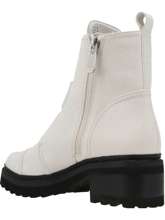 Barrett Leather Women's Ankle Boots White