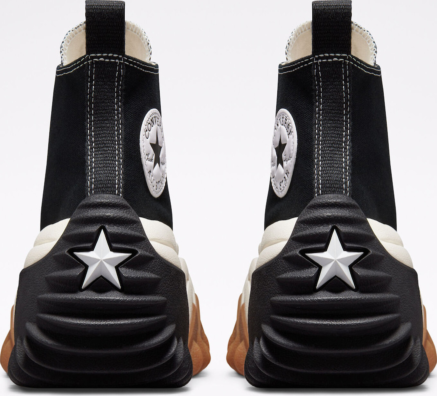 Converse Run Star Motion Chunky Botine Negre Albe Gum Honey
