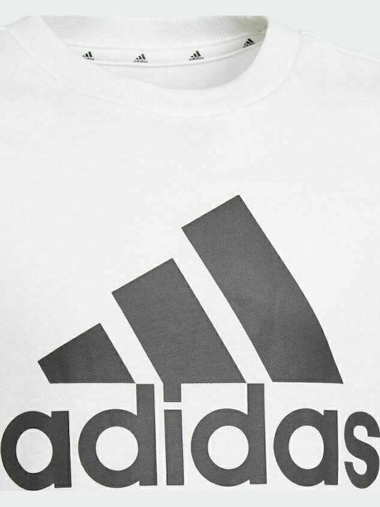 Tricou Pentru Copii Alb Essentials Two-Colored Big Logo