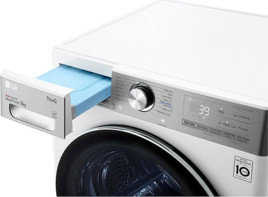 LG RH90V9AV2QR Uscător de rufe 9kg cu pompă de căldură