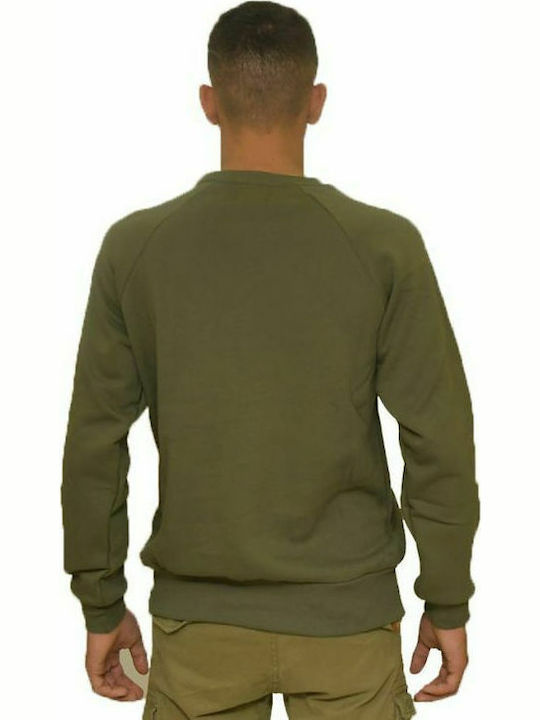 Paco & Co Herren Sweatshirt Khaki