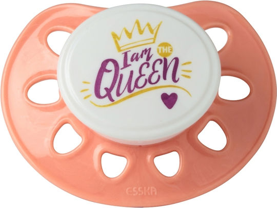That's Love I Am Queen Schnuller Silikon mit Etui für 6-12 Monate 2Stück
