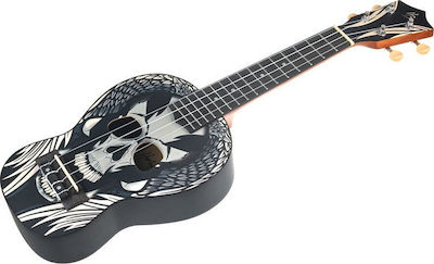 Harley Benton Dotu UKE-S Angel Skull Soprano