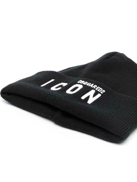 Beanie Ανδρικός Σκούφος Πλεκτός σε Μαύρο χρώμα