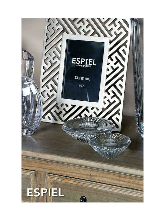 Espiel Photo Frame Plastic 10x15cm with Gold Frame