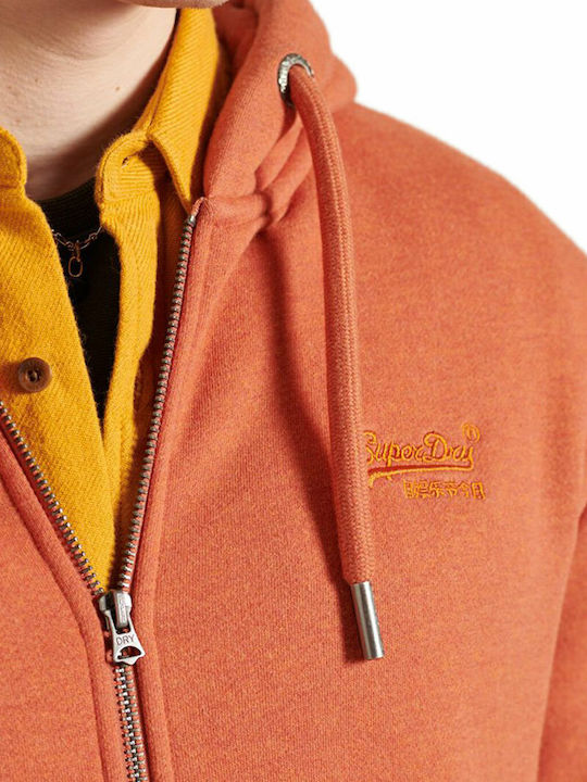 Sweatshirt mit Kapuze Rust Orange