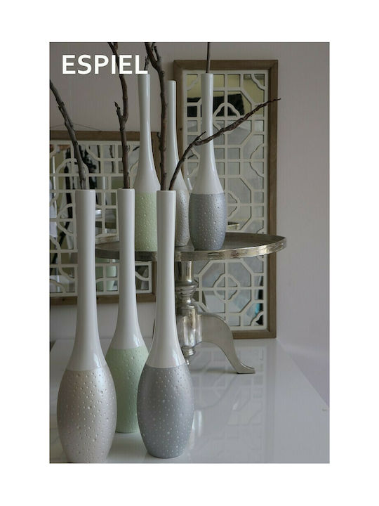 Espiel Wandspiegel mit Braun Hölzernes Rahmen 64x64cm 1Stück