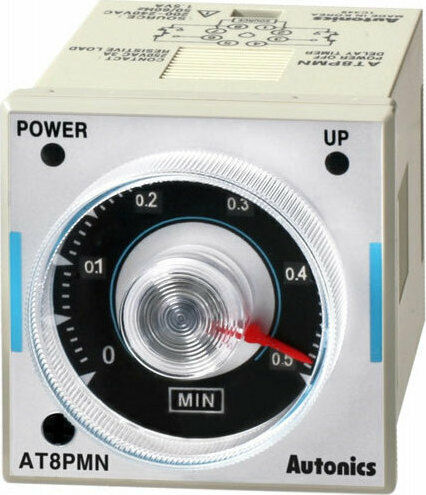 Autonics AT8PMN-6 Χρονικό Βιομηχανικού Τύπου Χρονικό 0.05s-10min 100-120VAC 8P 2τμχ 01.077.0614