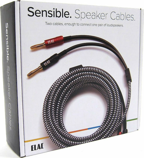 Elac Sensible SPW Speaker Cable Banana - Banana 3m (SPW-3m)