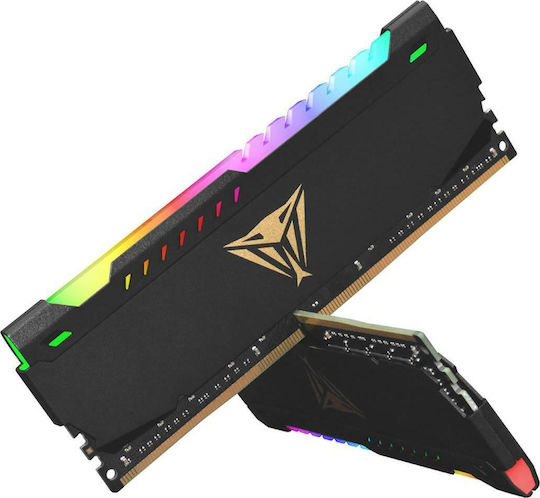 Viper Steel RGB DDR4 64GB RAM με 2x32GB Modules και Ταχύτητα 3200 για Desktop