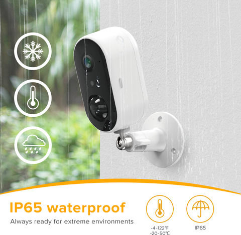 Laxihub W1-TY IP Камера за наблюдение Wi-Fi Full HD 1080p Водоустойчива с Двупосочна Комуникация