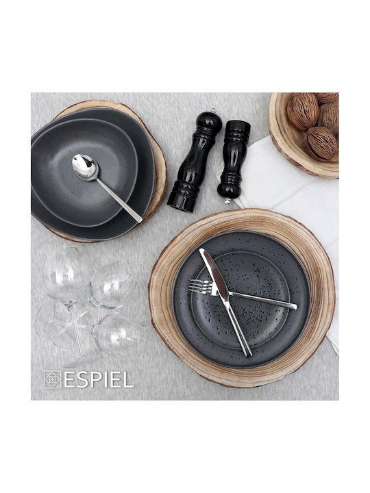 Espiel Manual Wooden Spice Mill Set 26cm Black 2pcs