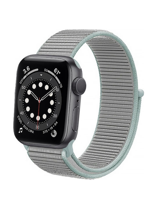 Crong Nylon Strap Fabric Pastel Green (Apple Watch 38/40/41/42mm) CRG-40NLB-PGR