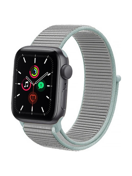Crong Nylon Λουράκι Υφασμάτινο Pastel Green (Apple Watch 38/40/41mm)