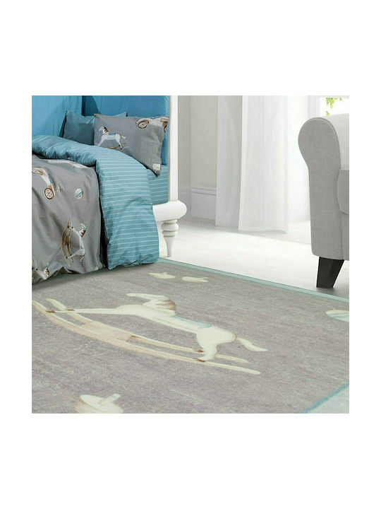 Greenwich Polo Club Kids Synthetic Rug 3004 110x160cm Grey