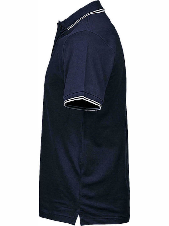 Tee Jays Luxury Bărbătesc Marină / Alb