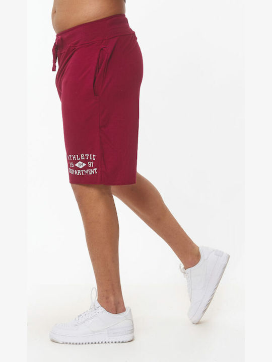 Sportliche Herrenshorts Burgundisch