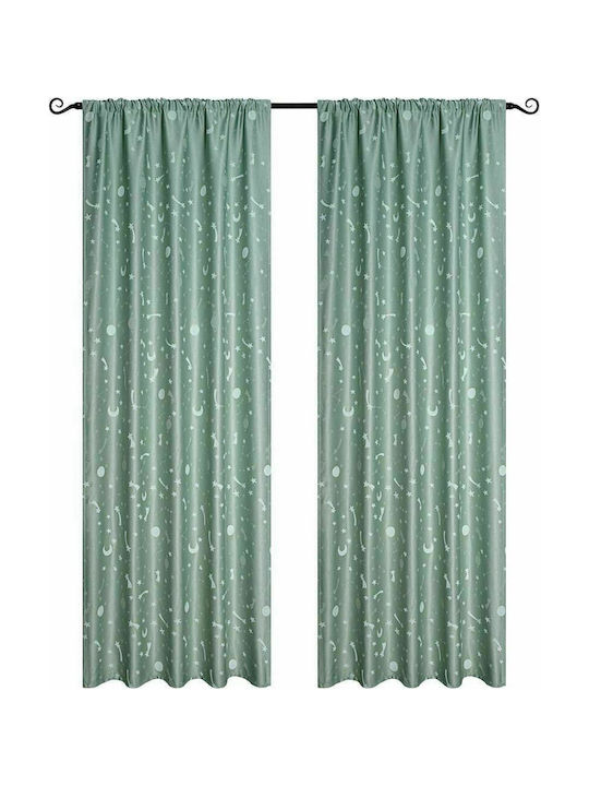 Beauty Home Curtain with Rod Pocket