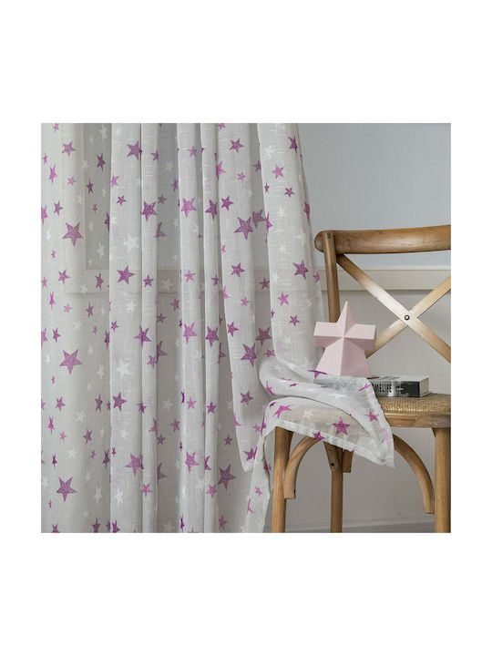 Beauty Home Kids Curtain with Grommet Tops Grey 280x280cm