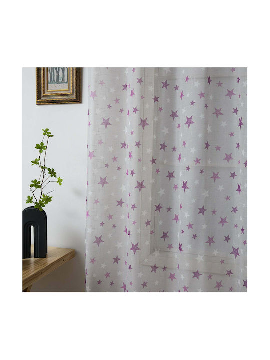 Beauty Home Kids Curtain with Grommet Tops Grey 280x280cm