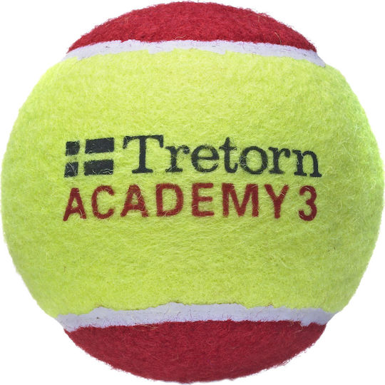 Tretorn Academy Red Felt Μπαλάκια Τένις 3τμχ