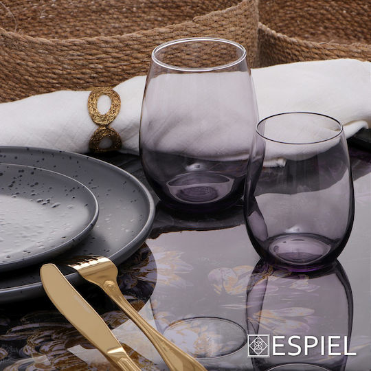 Espiel Amber Ποτήρι για Λευκό Κρασί από Γυαλί Μωβ Κολωνάτο 350ml SP420825G6V