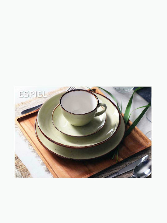 Espiel Terra Porcelain Cappuccino Cup Set 220ml Πράσινο